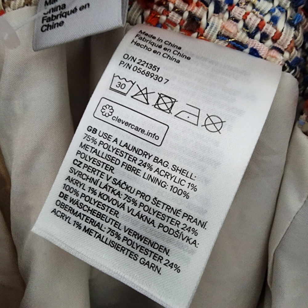 H&M | High Waist Tweed Style Pencil Skirt - Picture 7 of 7
